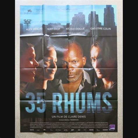 Affiche De Cinéma Du Film 35 Rhums De 2009 Dimension 115 X 158 Cm
