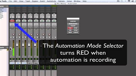 Performing Automation On Fader Strip Controls Youtube
