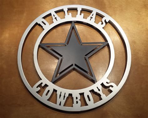 Dallas Cowboys Metal Wall Art Large
