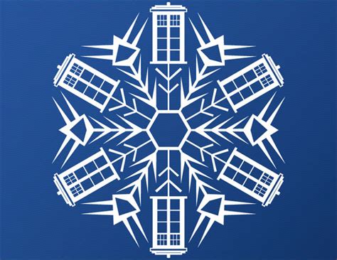 Tardis Snowflake By Sylview On Deviantart
