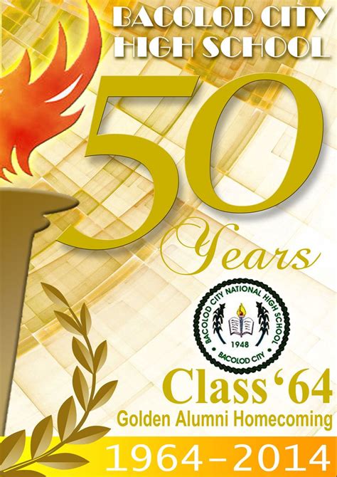 Program Cover C Bnhs Class 64 Alumni Homecoming Tarpaulin Design