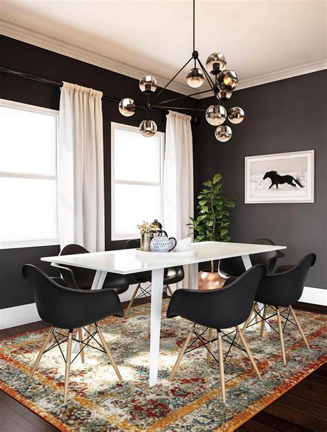 Modern Black And White Dining Room 10 Ideas To Try In 2023