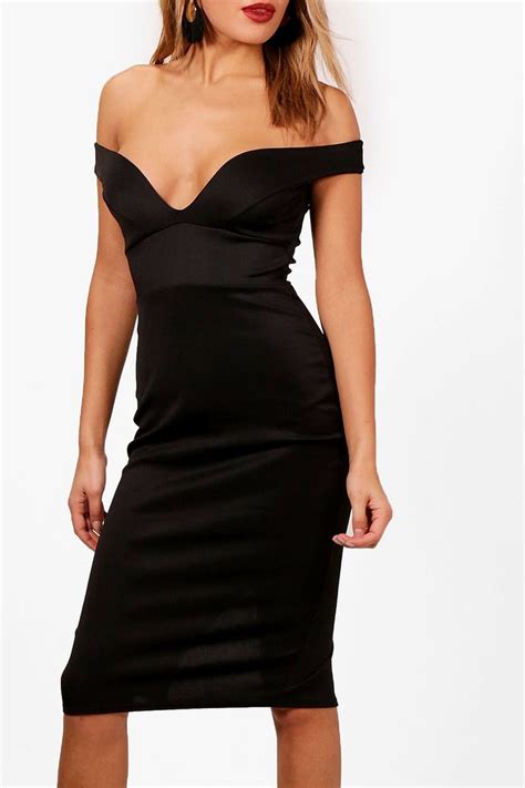 Sweetheart Off Shoulder Bodycon Midi Dress Midi Dress Bodycon Midi Dress Cocktail Evening