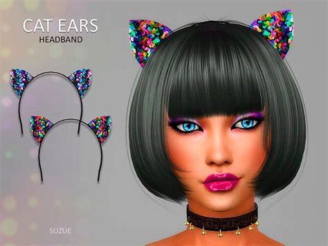 Cat Ears Headband By Suzue At Tsr Sims 4 Updates