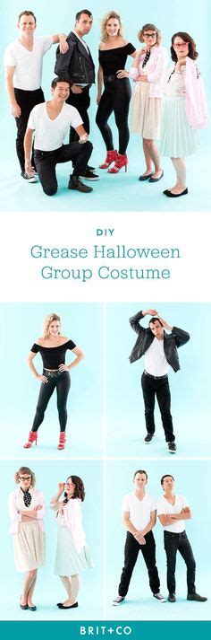 Recreate The Classic Movie Grease With This Diy Halloween Group Costume