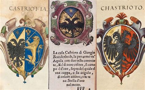 Tre Variantet E Emblemës Së Kastriotëve