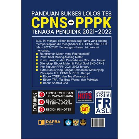 Download Panduan Sukses Tes Cpns Pppk Tenaga Pendidik 2021 2022 Cpns