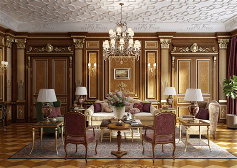 Classical Interior Room Design On Behance