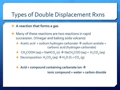 Ppt Double Displacement Reactions Powerpoint Presentation Free