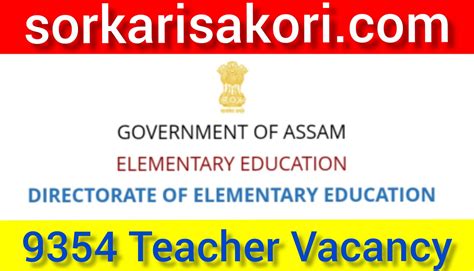 Sorkarisakori Dee Lp Up Teacher Recruitment
