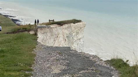 Beachy Head Belle Tout Lighthouse Path Cut Off By Fall Bbc News