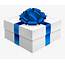 Clipart Present Blue  Gift Box Png Transparent Free
