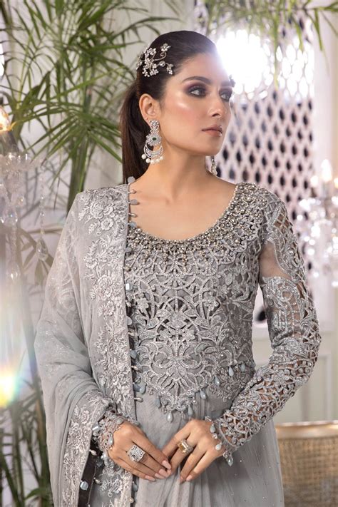 Maria B Embroidered Fancy Suits Heritage Collection 2021 5