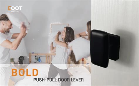 Eoot Bold Push Pull Door Handle Lock Door Lever Door Knob Door