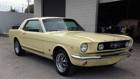 Springtime Yellow 1965 Ford Mustang
