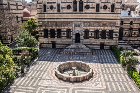 Courtyard Of Azem Palace Damascus Syria 1700s Rmuslimculture