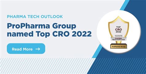 Ronald Freeze On Linkedin Propharma Group Named Top 10 Cro 2022 By