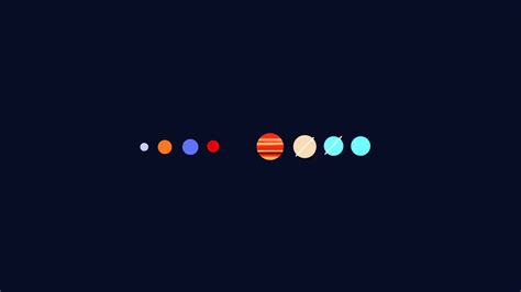 Simple Minimal Planets Simple Minimal Planets 2560x1600 Desktop