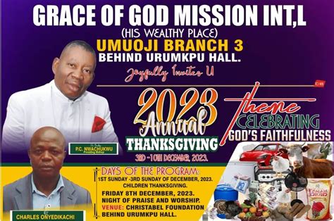 Grace Of God Mission International Umuoji Branch 3urumkpu