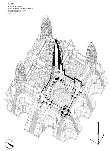 Angkor Wat Architectural Drawings And Orthophotos Behance