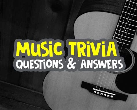 Top 20 Music Trivia Questions And Answers
