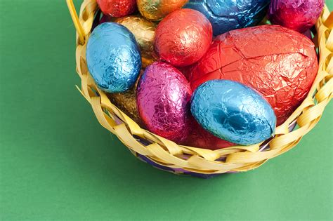Corner Of Colourful Easter Eggs Creative Commons Stock Image