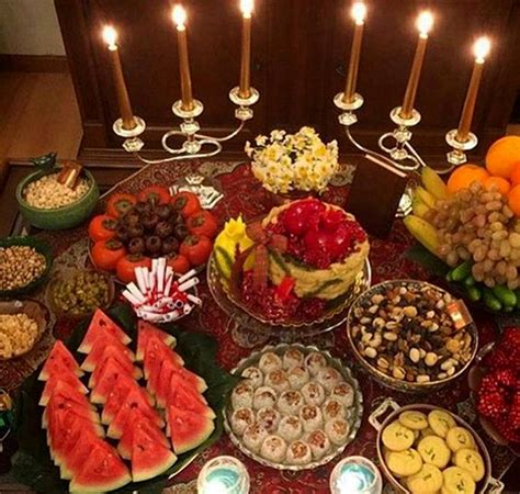 تزئین سفره شب یلدا تصاویر