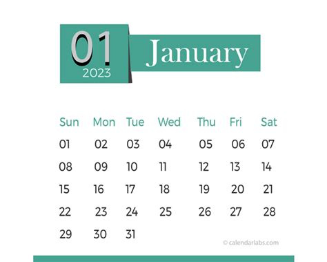 Desk Calendar 2023 Printable