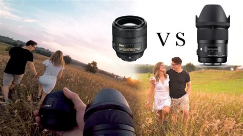 Portrait Lens Showdown Nikon 85mm 18 Vs Sigma Art 14 Engagement