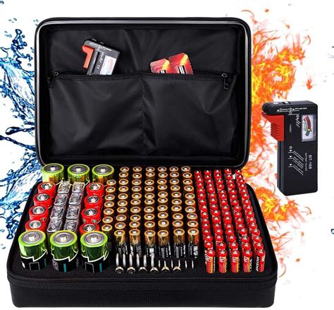 Buy Fireproof Battery Organizer Storage Box Fireproof Waterproof