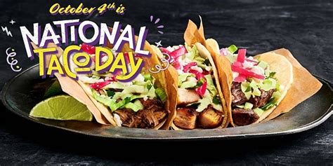 National Taco Day Promotions October 4 2020