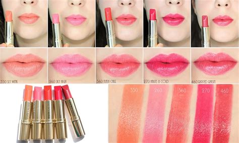 Estée Lauder Pure Color Love Lipsticks Swatches Of The 30 Shades