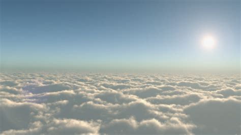 Flying Over The Clouds Stock Footage Videohive