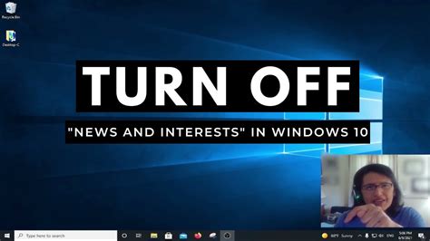 Tutorial Turn Off News And Interests Feature In Windows Youtube