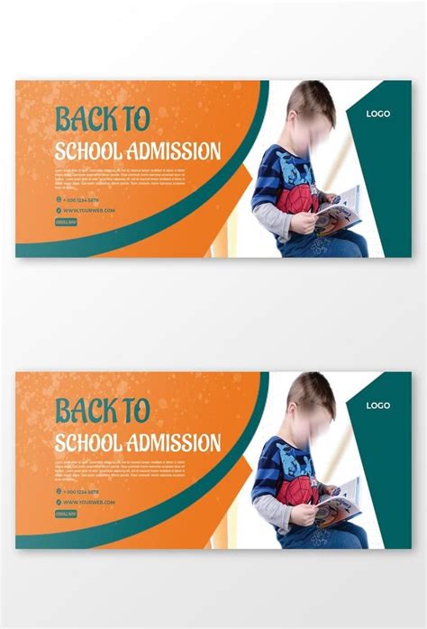Admissions Poster School Admissions Banner Ads Banner Template