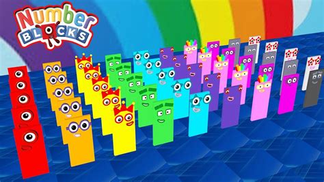 Numberblocks And Alphablocks Loking For Domino Coloring 1 To 10