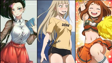 hottest my hero academia female characters ranked 2022 otosection