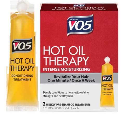 Giving your hair a hot oil treatment is one of the best ways to nurse dry, brittle hair back to health. Alberto VO5 Hot Oil Therapy Moisturizing Treatment reviews ...
