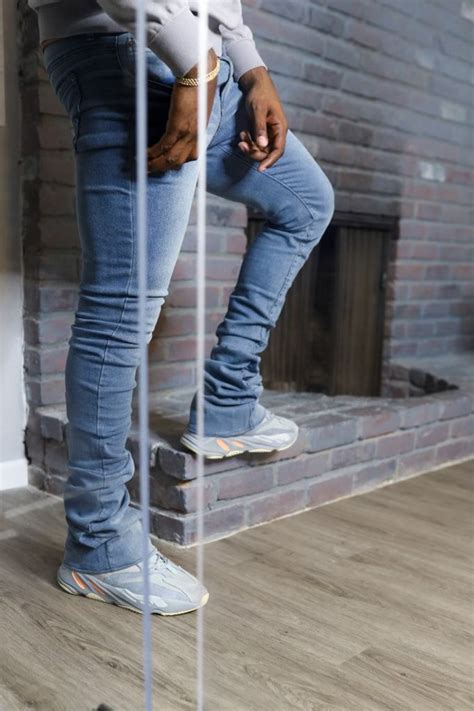 Stacked Jeans Etsy