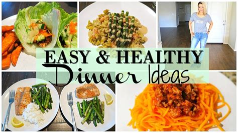 Easy Healthy Dinner Ideas For Weight Loss Youtube