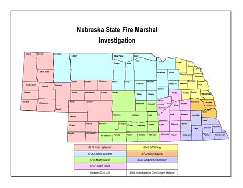 Maps Nebraska State Fire Marshal