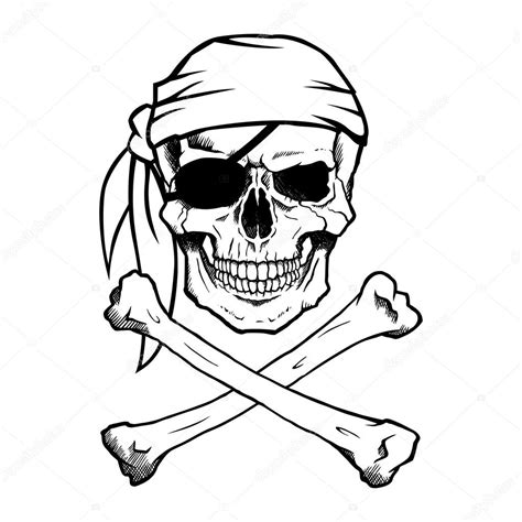 Jolly Roger Pirate Skull And Crossbones Stock Vector Image By