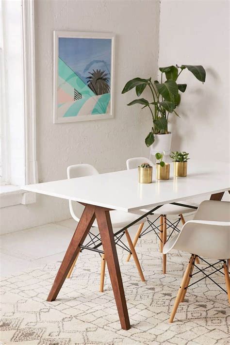 We made a lovely hairpin coffee table project last year. Lighten Up Dinner Time With These 15 White Dining Room Tables