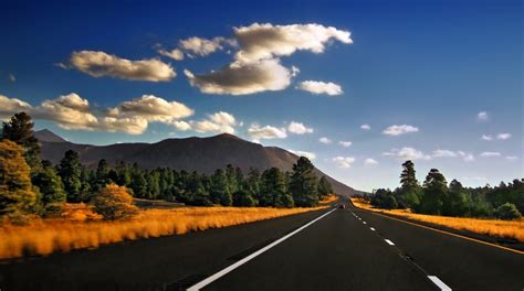 무료 사진 도로 하늘 아스팔트 고속도로 풍경 고속도로 산