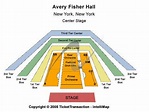 Avery Fisher Hall At Lincoln Center Seating Chart | Avery Fisher Hall ...