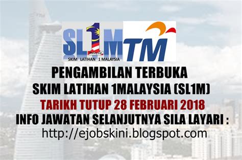 Skim latihan 1malaysia (sl1m), putrajaya, wilayah persekutuan, malaysia. Skim Latihan 1Malaysia (SL1M) di Telekom Malaysia Berhad ...
