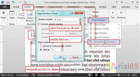 Cara Membuat Nomor Halaman Yang Berbeda Di Microsoft Word 38304 Hot