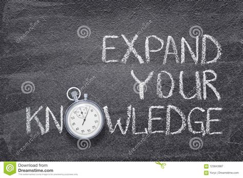 Expand knowledge watch stock image. Image of concept ...