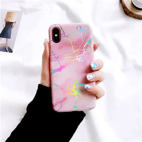 Suyacs Glossy Phone Case For Iphone 6 6s 7 8 Plus X Xr Xs Max Hot