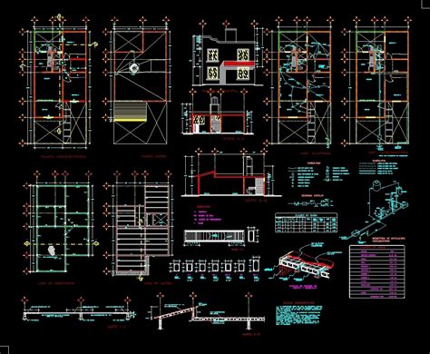 Two Levels House Dwg Block For Autocad Designs Cad